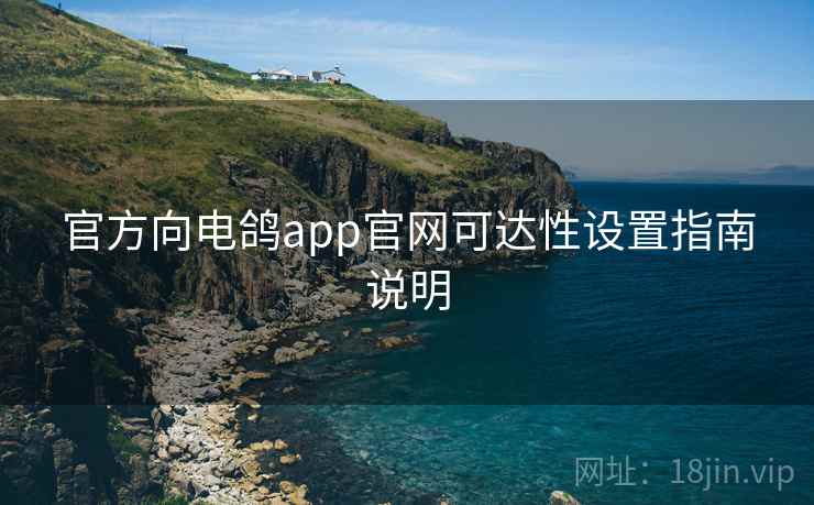 官方向电鸽app官网可达性设置指南说明