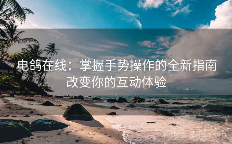 电鸽在线：掌握手势操作的全新指南改变你的互动体验