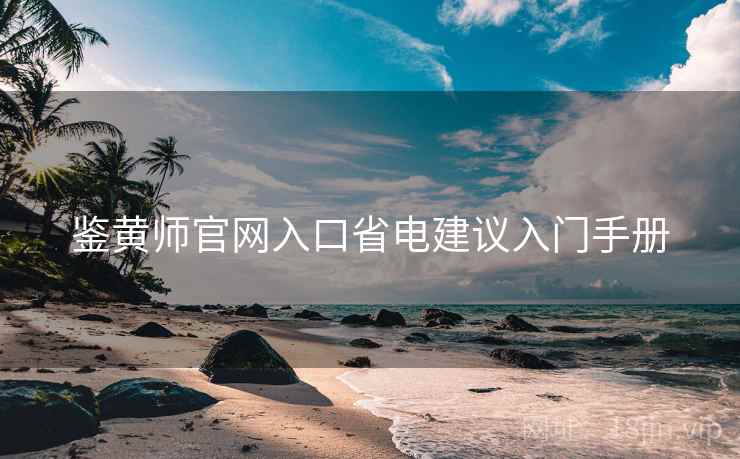 鉴黄师官网入口省电建议入门手册
