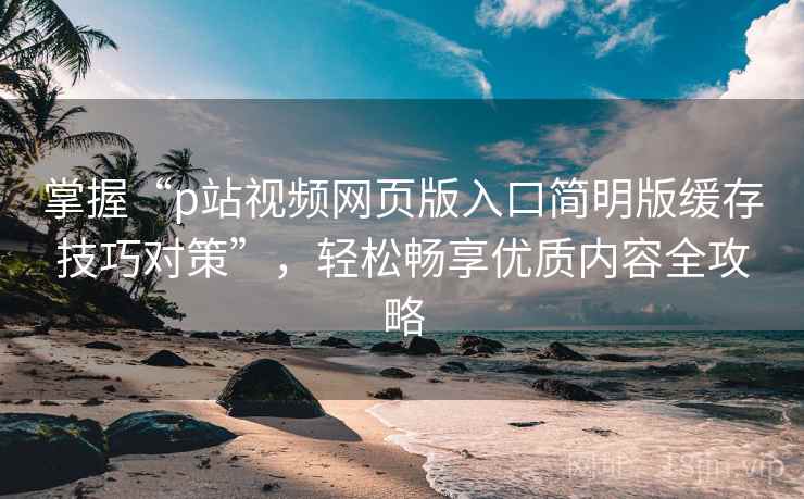 掌握“p站视频网页版入口简明版缓存技巧对策”，轻松畅享优质内容全攻略