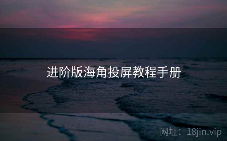 进阶版海角投屏教程手册