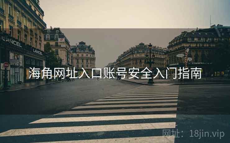 海角网址入口账号安全入门指南