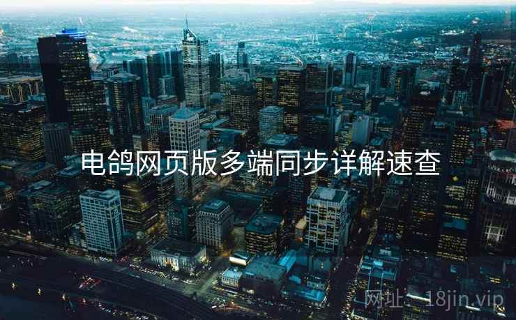电鸽网页版多端同步详解速查