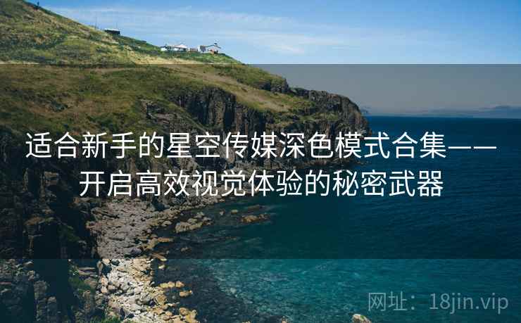 适合新手的星空传媒深色模式合集——开启高效视觉体验的秘密武器
